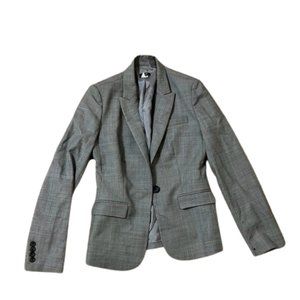 JCREW Grey Striped Blazer